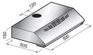Вытяжка Korting KHT 5332 X фото 2 в Краснодаре