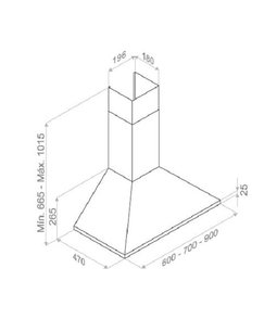 Вытяжка Пандо P-221/60 IX 730 E.C.S.230/50 фото 3 в Краснодаре Вытяжка Pando P-221/60 IX 730 E.C.S.230/50 фото 3 в Краснодаре