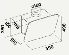 Вытяжка Фалмек Tab 60 Grey фото 2 в Краснодаре Вытяжка Falmec Tab 60 Grey фото 2 в Краснодаре