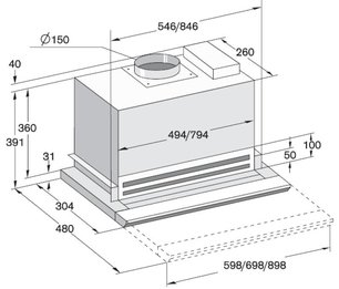 Встраиваемая вытяжка Гаггенау AH 900-191 фото 3 в Краснодаре Встраиваемая вытяжка Gaggenau AH 900-191 фото 3 в Краснодаре