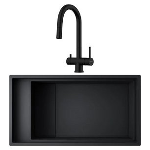 Omoikiri (мойка KINARU PRO 86-U/I GB + смеситель AKITA-S GB) фото в Краснодаре