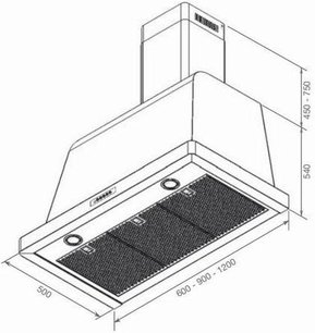 Вытяжка Лофра DOLCEVITA 60 Inox фото 2 в Краснодаре Вытяжка Lofra DOLCEVITA 60 Inox фото 2 в Краснодаре