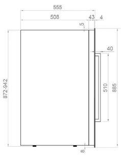 Встраиваемый винный шкаф Pando PVMAV 88-49CRR фото 4 в Краснодаре