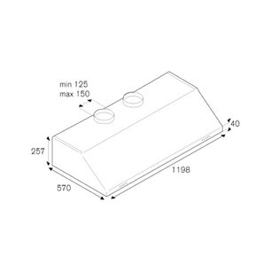 Встраиваемая вытяжка Бертаззони KU120PRO2XA фото 4 в Краснодаре Встраиваемая вытяжка Bertazzoni KU120PRO2XA фото 4 в Краснодаре
