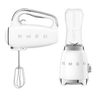 Smeg 50`s Style (блендер PBF01WHEU + миксер HMF01WHEU) фото в Краснодаре Smeg 50`s Style (блендер PBF01WHEU + миксер HMF01WHEU) фото в Краснодаре