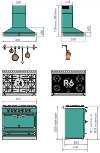 Варочный центр Ля Корню Albertine 90 R1 фото 4 в Краснодаре Варочный центр La Cornue Albertine 90 R1 фото 4 в Краснодаре