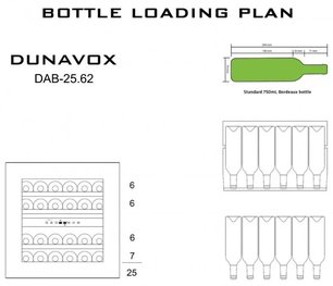 Винный шкаф Dunavox DAB-25.62DOP.TO фото 2 в Краснодаре