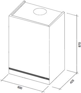 Вытяжка Фалмек Vision 60 ix (800) ECP без TV фото 3 в Краснодаре Вытяжка Falmec Vision 60 ix (800) ECP без TV фото 3 в Краснодаре