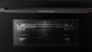Компактный духовой шкаф с микроволнами Kuppersbusch CBM 6330.0 S2 Black Chrome фото 3 в Краснодаре