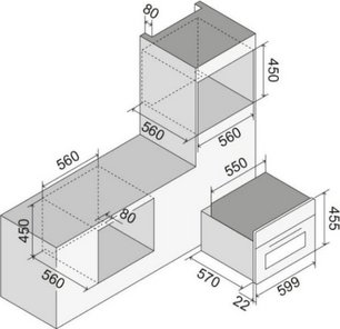 Духовой шкаф Ilve 645SCHSW/BUG фото 3 в Краснодаре