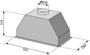 Встраиваемая вытяжка Brandt BHG6502X фото 4 в Краснодаре
