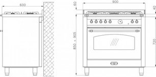 Варочный центр Лофра PRG96GVT фото 3 в Краснодаре Варочный центр Lofra PRG96GVT фото 3 в Краснодаре