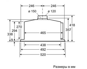 Встраиваемая вытяжка Нефф D55ML66N1 фото 4 в Краснодаре Встраиваемая вытяжка Neff D55ML66N1 фото 4 в Краснодаре