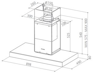 Вытяжка Фабер Reflex Act EG8 X/V A90 фото 3 в Краснодаре Вытяжка Faber Reflex Act EG8 X/V A90 фото 3 в Краснодаре