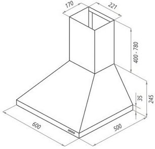 Кухонная вытяжка MAUNFELD Retro Light 60 бежевый фото 2 в Краснодаре Кухонная вытяжка MAUNFELD Retro Light 60 бежевый фото 2 в Краснодаре