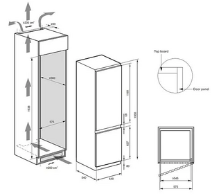 Встраиваемый холодильник Кайзер EKK 60193 фото 4 в Краснодаре Встраиваемый холодильник Kaiser EKK 60193 фото 4 в Краснодаре