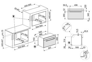 Духовой шкаф Смег SF4104WMCN фото 4 в Краснодаре Духовой шкаф Smeg SF4104WMCN фото 4 в Краснодаре