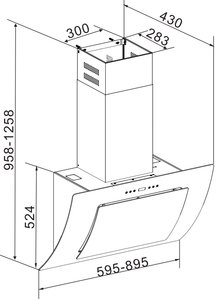 Вытяжка Zigmund Shtain K 217.61 B фото 2 в Краснодаре
