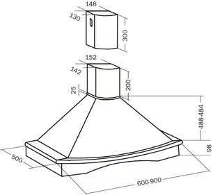 Вытяжка Тека Nubero 90 HP WHITE CREAM фото 2 в Краснодаре Вытяжка Teka Nubero 90 HP WHITE CREAM фото 2 в Краснодаре