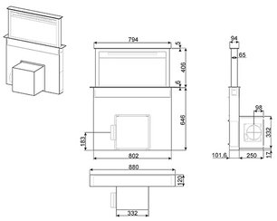 Вытяжка Смег KDD90VX фото 3 в Краснодаре Вытяжка Smeg KDD90VX фото 3 в Краснодаре