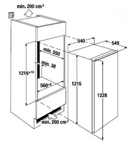 Встраиваемый морозильник Kuppersbusch ITE 1390-1 фото 2 в Краснодаре