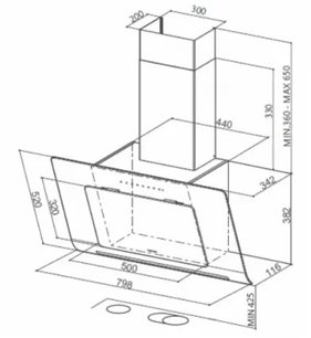 Вытяжка Фабер INFINITY ACT BK A80 фото 3 в Краснодаре Вытяжка Faber INFINITY ACT BK A80 фото 3 в Краснодаре