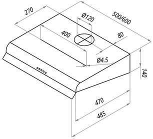 Кухонная вытяжка MAUNFELD MP 360-1 C коричневый фото 2 в Краснодаре Кухонная вытяжка MAUNFELD MP 360-1 C коричневый фото 2 в Краснодаре