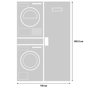 Asko Logic 23 (стиральная машина W4086C.T/3 + сушильная машина T408HD.T.P + сушильный шкаф DC7784 V.S + гладильная доска HI1153T) фото 2 в Краснодаре Asko Logic 23 (стиральная машина W4086C.T/3 + сушильная машина T408HD.T.P + сушильный шкаф DC7784 V.S + гладильная доска HI1153T) фото 2 в Краснодаре