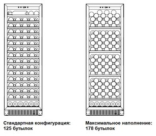 Винный шкаф Dometic C125G Wooden Mahogany фото 2 в Краснодаре
