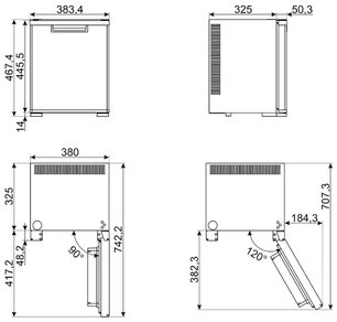 Минибар Смег MTE30 фото 4 в Краснодаре Минибар Smeg MTE30 фото 4 в Краснодаре