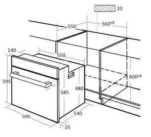 Духовой шкаф Kuppersberg HFZ 690 B фото 2 в Краснодаре
