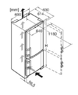 Холодильник Либхер CNPesf 3913 Comfort NoFrost фото 4 в Краснодаре Холодильник Liebherr CNPesf 3913 Comfort NoFrost фото 4 в Краснодаре