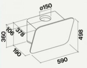 Вытяжка Фалмек Tab 60 Black фото 2 в Краснодаре Вытяжка Falmec Tab 60 Black фото 2 в Краснодаре