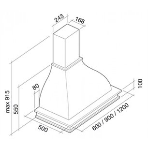 Вытяжка Фалмек Iris Malizia 120 (600) S вишня фото 4 в Краснодаре Вытяжка Falmec Iris Malizia 120 (600) S вишня фото 4 в Краснодаре