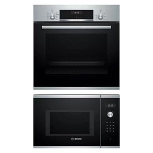 Bosch (духовой шкаф HBJ558YS3Q + микроволновая печь BEL554MS0) фото в Краснодаре Bosch (духовой шкаф HBJ558YS3Q + микроволновая печь BEL554MS0) фото в Краснодаре