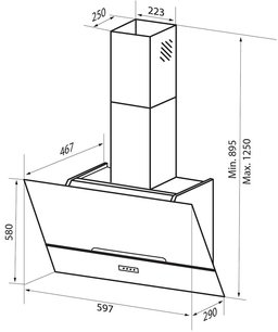 Вытяжка Зигмунд Штайн K 142.6 B фото 4 в Краснодаре Вытяжка Zigmund Shtain K 142.6 B фото 4 в Краснодаре