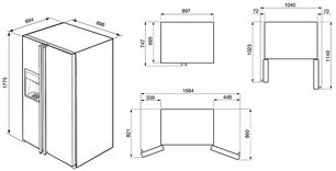 Холодильник Smeg FA55PCIL3 фото 2 в Краснодаре