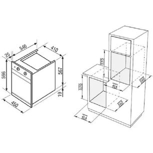 Духовой шкаф Кертинг OKB 4604 CGRN фото 2 в Краснодаре Духовой шкаф Korting OKB 4604 CGRN фото 2 в Краснодаре