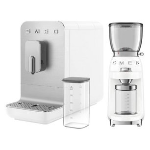 Smeg Collezione (кофемашина BCC13WHMEU + кофемолка CGF11WHEU) фото в Краснодаре Smeg Collezione (кофемашина BCC13WHMEU + кофемолка CGF11WHEU) фото в Краснодаре