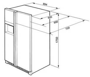 Холодильник Smeg SS55PTL1 фото 4 в Краснодаре