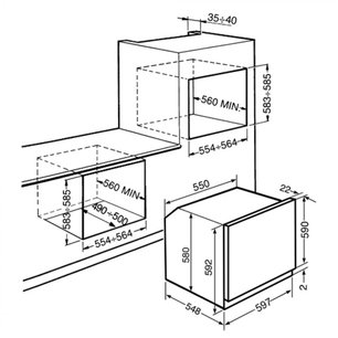 Духовой шкаф Смег SF99X фото 2 в Краснодаре Духовой шкаф Smeg SF99X фото 2 в Краснодаре