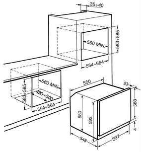 Духовой шкаф Смег SF64M3VS фото 4 в Краснодаре Духовой шкаф Smeg SF64M3VS фото 4 в Краснодаре