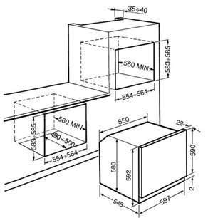 Духовой шкаф Смег SF800GVAO фото 2 в Краснодаре Духовой шкаф Smeg SF800GVAO фото 2 в Краснодаре