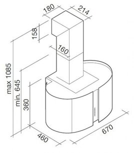 Вытяжка Фалмек Mirabilia 67 New York Vetro (800) ECP фото 4 в Краснодаре Вытяжка Falmec Mirabilia 67 New York Vetro (800) ECP фото 4 в Краснодаре