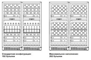 Винный шкаф Dometic E91FG Double Elegance фото 2 в Краснодаре