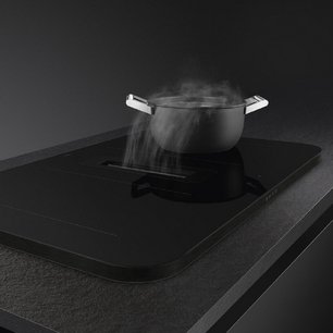 Варочная панель с вытяжкой Smeg HHSL7844MB фото 4 в Краснодаре