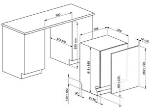 Посудомоечная машина Смег STP364T фото 2 в Краснодаре Посудомоечная машина Smeg STP364T фото 2 в Краснодаре