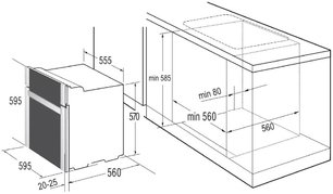Духовой шкаф Кертинг OKB 482 CRSN фото 3 в Краснодаре Духовой шкаф Korting OKB 482 CRSN фото 3 в Краснодаре
