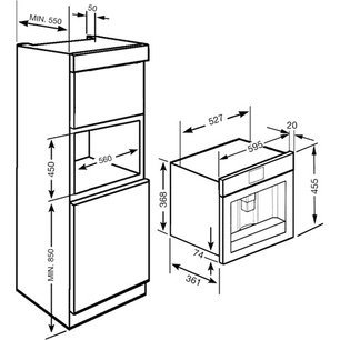 Кофемашина Смег CM845P фото 3 в Краснодаре Кофемашина Smeg CM845P фото 3 в Краснодаре