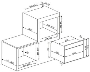 Микроволновая печь Смег SF4309MX фото 2 в Краснодаре Микроволновая печь Smeg SF4309MX фото 2 в Краснодаре